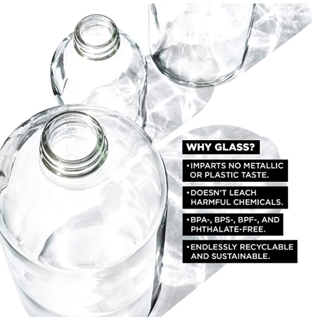 bKR Glass Water Bottle